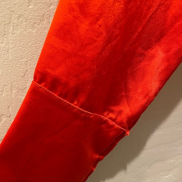 Red Ruched Blouse - Picture 3 of 5